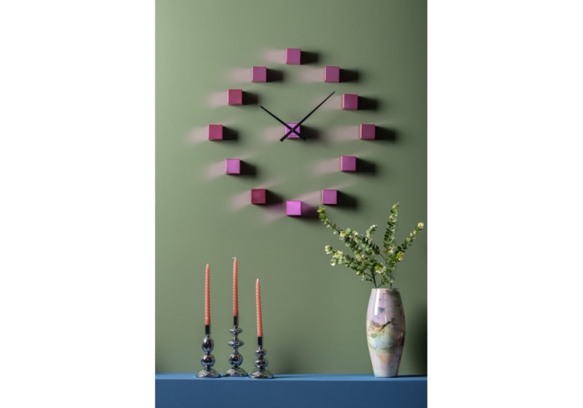 Designové nástěnné nalepovací hodiny Karlsson KA5974PI 80cm