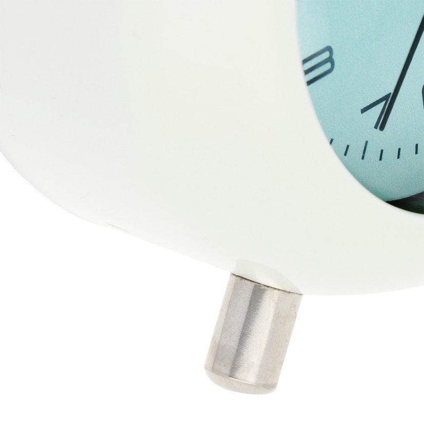 Designový kovový budík s klasickým mechanickým zvoněním MPM Kitty - B - C01.4433.31