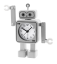 Detský budík ROBOT s tichým chodom JVD SRP2305.2