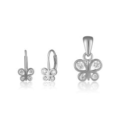 Strieborná súprava so zirkónmi JVD SVLS0147SH2BI00