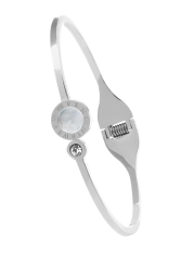 Oceľový pevný náramok JVD JGB3S