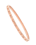 Pozlacený ocelový pevný náramek se zirkony JVD JGB13R