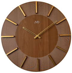 Velké designové dřevěné hodiny 50cm JVD HC502.2