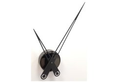 Dizajnové nástenné hodiny Future Time FT9650TT Hands titanium grey 60cm