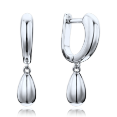 MINET Elegantné strieborné náušnice