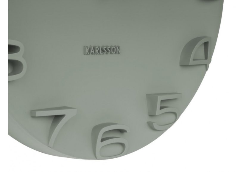 Designové nástěnné hodiny 5311GR Karlsson 42cm
