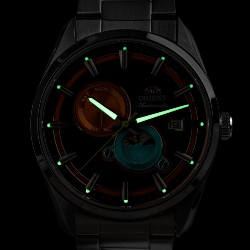Orient Contemporary Stretto Sun & Moon Automatic RA-AK0316L30B
