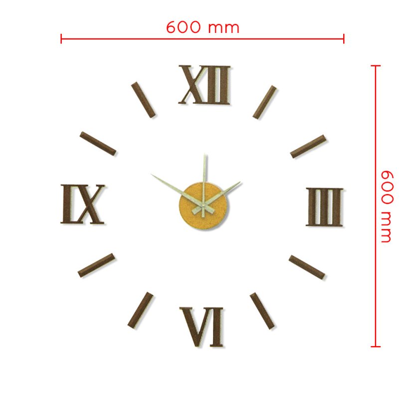Nalepovacie hodiny MPM E01.3772.50