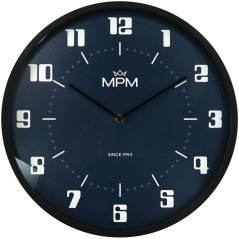 Nástenné hodiny s tichým chodom MPM Retro Since 1993 - B - E01.4206.30