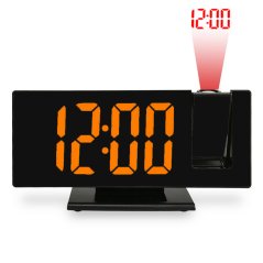Digitální svítící budík do sítě s projekcí času JVD SB3618.2