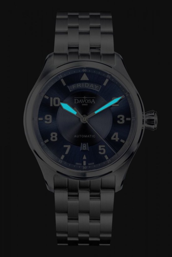 Davosa 161.585.40 Newton Pilot Day-Date
