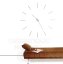 Dizajnové nástenné hodiny Nomon Merlin Walnut 125cm