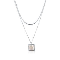 Stříbrný náhrdelník JVD SVLN0789S61P145