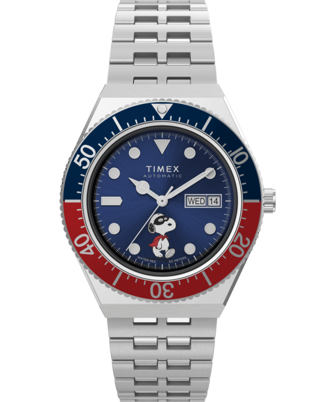 Timex Peanuts M79 Automatic Masked Marvel TW2W475007U