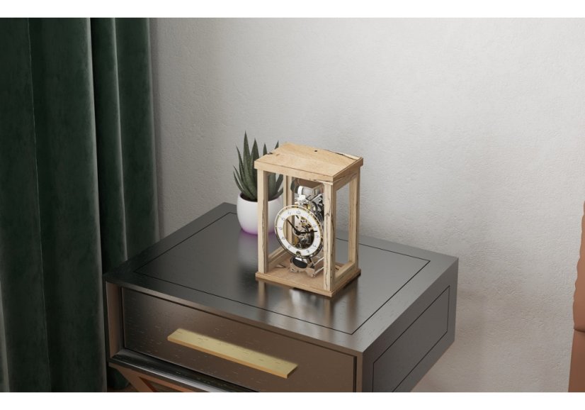 Stolní mechanické hodiny 23056-T30791 Hermle 26cm