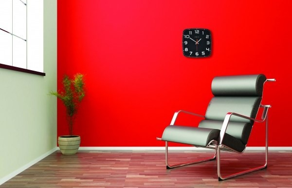 Dizajnové nástenné hodiny 8816zw Nextime Classy square 30cm