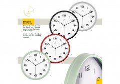 Dizajnové nástenné hodiny L00842G Lowell 28cm