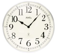 Nástěnné hodiny 5606 AMS řízené rádiovým signálem 40cm