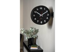 Oboustranné nástěnné hodiny 5966BK Karlsson 38cm