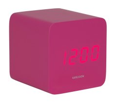 Dizajnové LED hodiny s budíkom 5982BP Karlsson 7cm