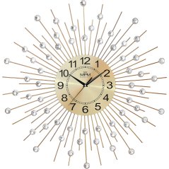 Designové paprskové nástěnné hodiny s tichým chodem MPM Noore - B - E04.4497.80