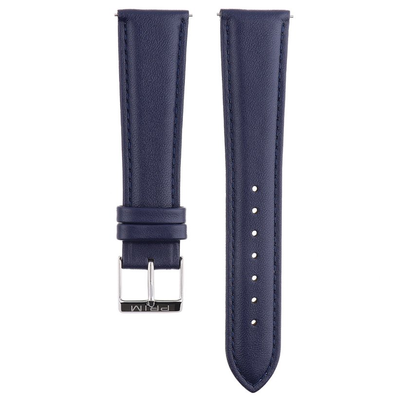 Kožený remienok na hodinky PRIM RB.13174 (22 mm) - tmavomodrý - RB.13174.2218.3232.L