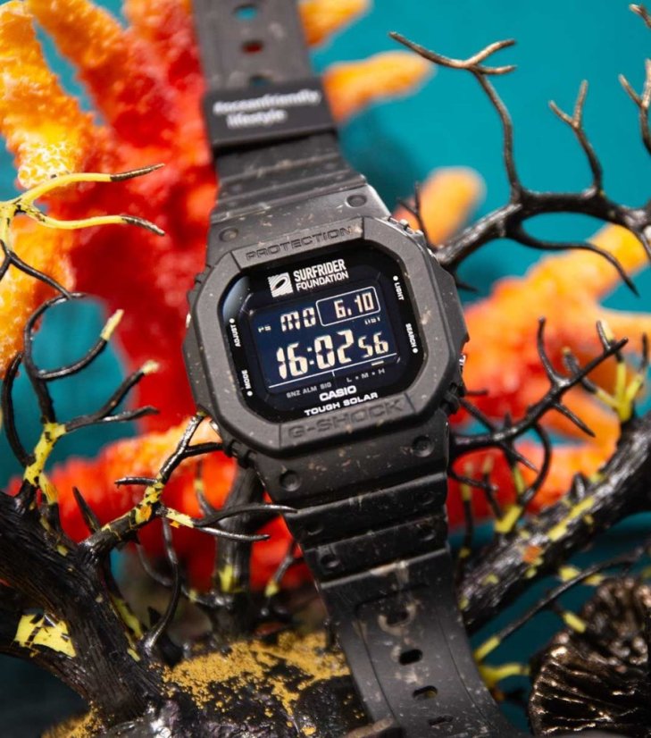 CASIO G-5600SRF-1ER G-Shock x Surfrider Foundation Collaboration Model