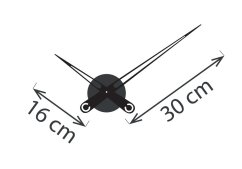 Dizajnové nástenné hodiny Future Time FT9650PI Hands pink 60cm