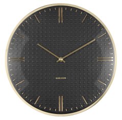 Dizajnové nástenné hodiny 6091BK Karlsson 35cm