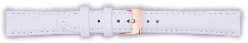 Kožený řemínek Orient UDDNNRW 16mm (pro model FNR1Q), bílý