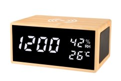 Digitálne stolné hodiny JD9533 Lowell s nabíjačkou smartfónov 15cm