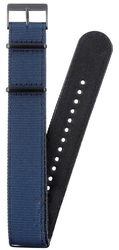 Textilní řemínek Orient Star UL00K013M0 21mm (pro RE-AU02), modrý, NATO