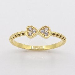 Zlatý prsten AZR2713, vel. 52, 1.55 g