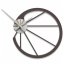 Dizajnové hodiny 10-118 CalleaDesign Snail 45cm (viac farebných verzií) Farba antracitová čierna-4