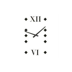 Dizajnové nástenné hodiny 1577 Calleadesign 140cm (20 farieb) Farba tmavo hnedá