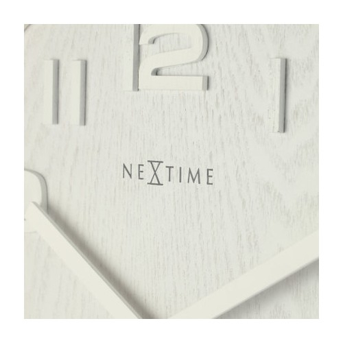 Dizajnové nástenné hodiny 3096wi Nextime Wood Wood Medium 35cm