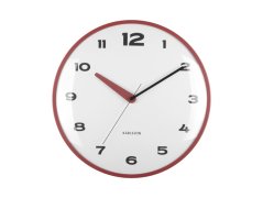 Dizajnové nástenné hodiny 6028RD Karlsson 40cm