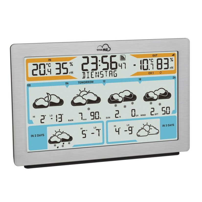 TFA 35.8100.54 - Bezdrôtová WiFi meteostanica TFA.me ID-02