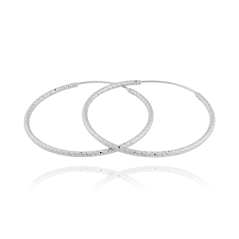 Strieborné náušnice kruhy JVD SVLE0216XD50060 (priemer 60mm)