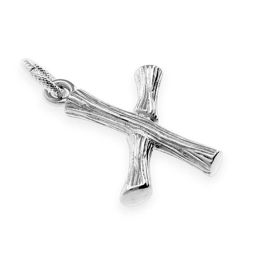 Oceľový prívesok písmeno "X" 70213 - strieborné farby - SPD.70213.X