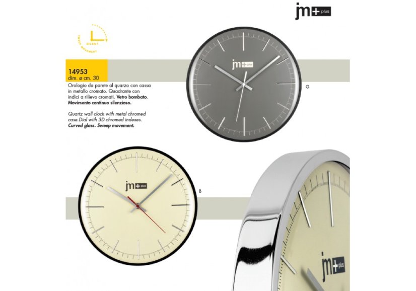 Dizajnové nástenné hodiny 14953B Lowell 30cm