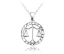 MINET Stříbrný náhrdelník Zodiac znamení VÁHY
