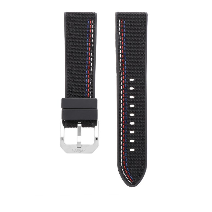 Remienok na hodinky PRIM Cycling 25 RJ.13244 (22 mm) - čierny - RJ.13244.2220.9099.L1