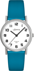 LAVVU Stříbrné dámské titanové hodinky MANDAL