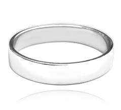 Stříbrný snubní prsten MINET vel. 74
