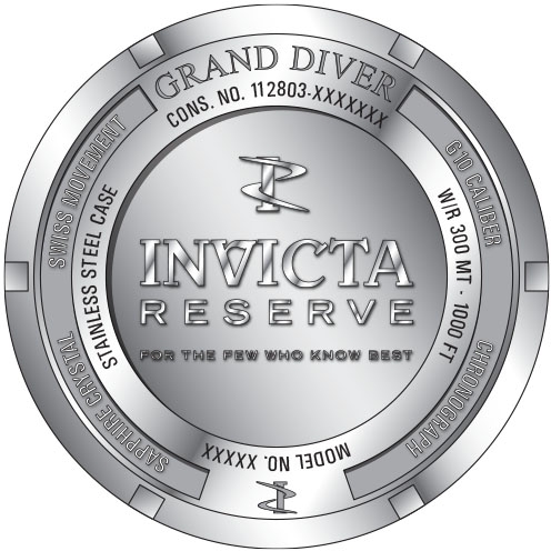 Invicta Reserve Quartz 50mm 45260