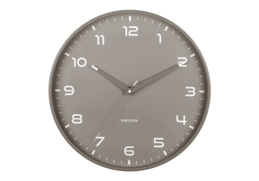 Dizajnové nástenné hodiny 6053GY Karlsson 40cm