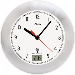 Kúpeľňové rádiom riadené hodiny AMS 5920