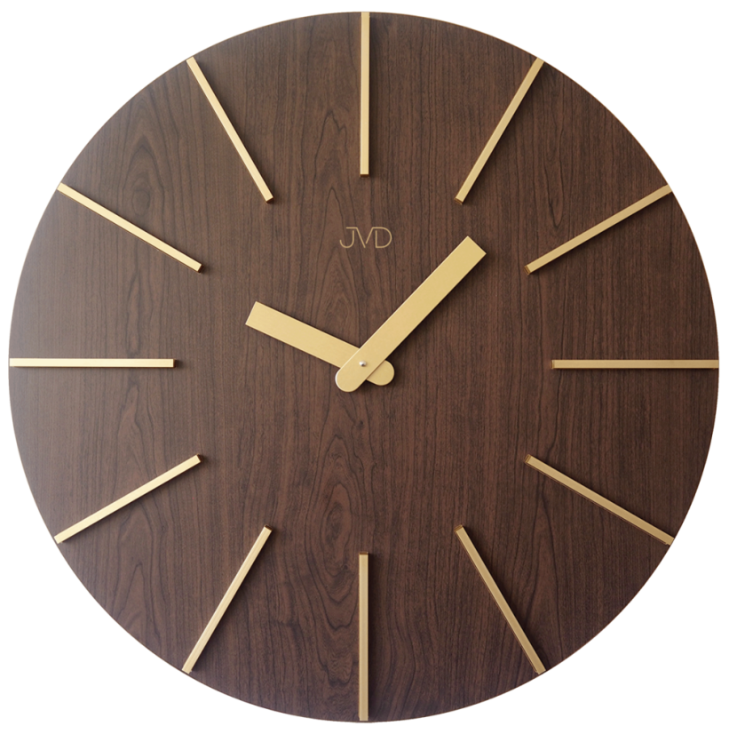 Obrie drevené dizajnové hodiny 70cm JVD HC702.1