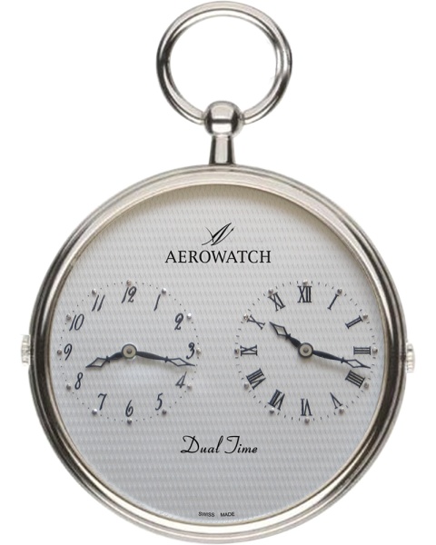 Vreckové hodinky Aerowatch Lépines Quartz Dual-Time 05826 PD01